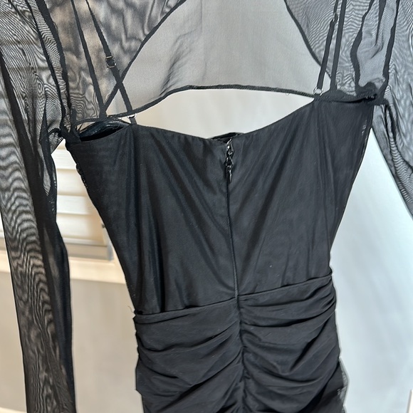 House of CB cecilia mini mesh cut out black dress - Picture 7 of 10